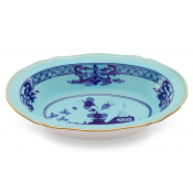 Ginori Oriente Italiano Iris Oval Bowl -9.75"